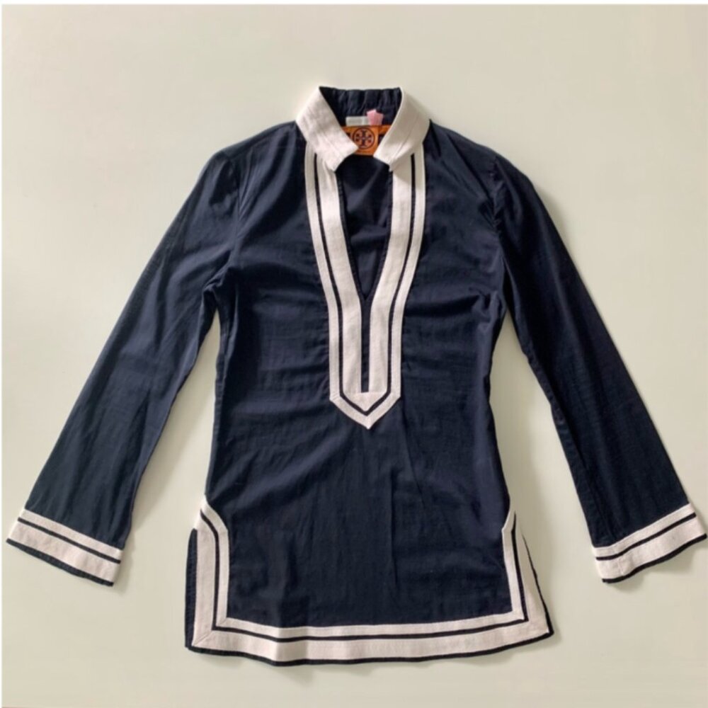 Tory Burch navy Tunic